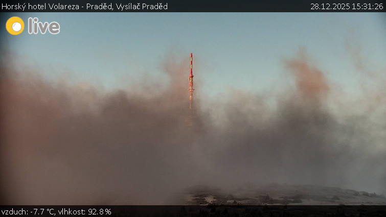 Horský hotel Volareza - Praděd - Vysílač Praděd - 28.12.2025 v 15:31