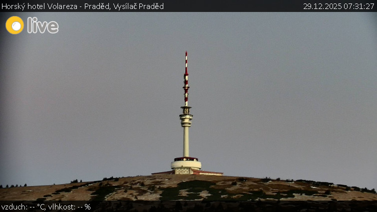 Horský hotel Volareza - Praděd - Vysílač Praděd - 29.12.2025 v 07:31