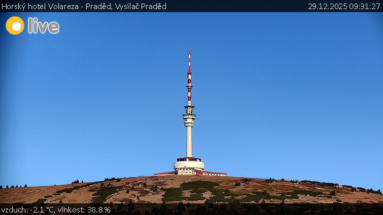 Horský hotel Volareza - Praděd - Vysílač Praděd - 29.12.2025 v 09:31