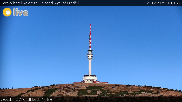 Horský hotel Volareza - Praděd - Vysílač Praděd - 29.12.2025 v 10:01