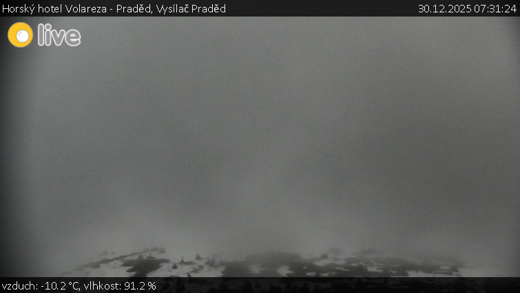Horský hotel Volareza - Praděd - Vysílač Praděd - 30.12.2025 v 07:31