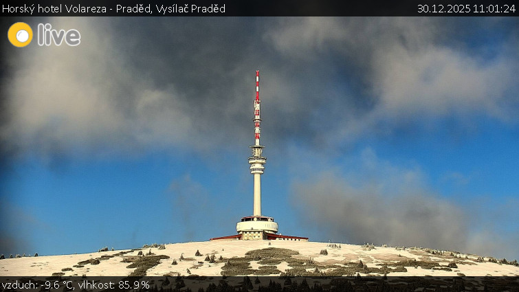 Horský hotel Volareza - Praděd - Vysílač Praděd - 30.12.2025 v 11:01
