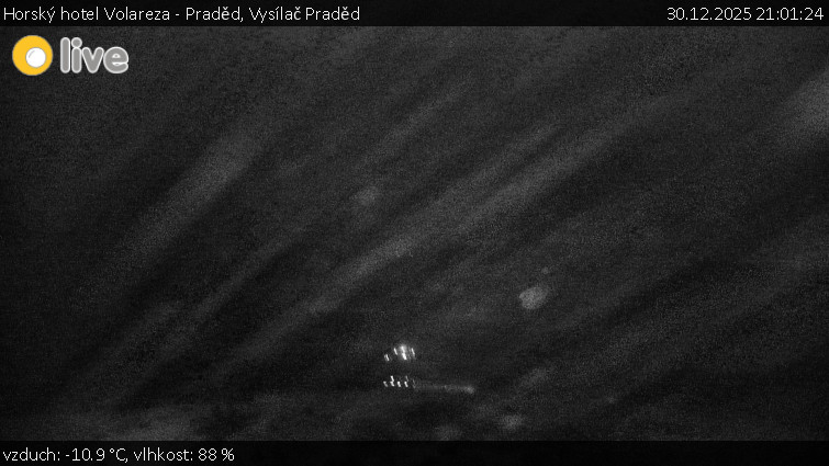 Horský hotel Volareza - Praděd - Vysílač Praděd - 30.12.2025 v 21:01