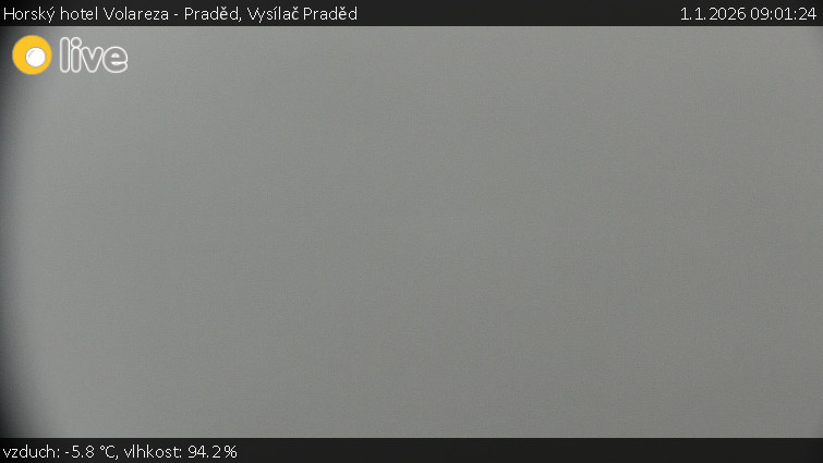 Horský hotel Volareza - Praděd - Vysílač Praděd - 1.1.2026 v 09:01