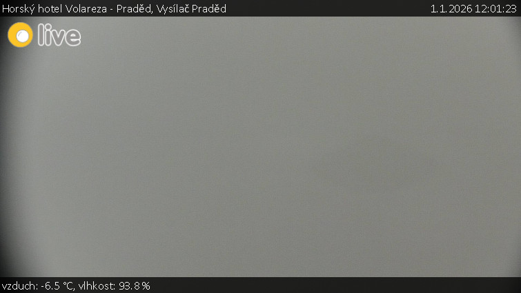 Horský hotel Volareza - Praděd - Vysílač Praděd - 1.1.2026 v 12:01