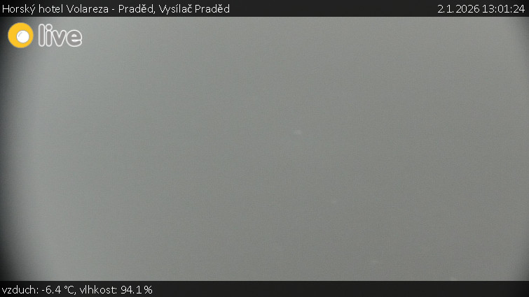 Horský hotel Volareza - Praděd - Vysílač Praděd - 2.1.2026 v 13:01