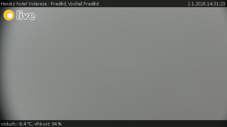 Horský hotel Volareza - Praděd - Vysílač Praděd - 2.1.2026 v 14:31
