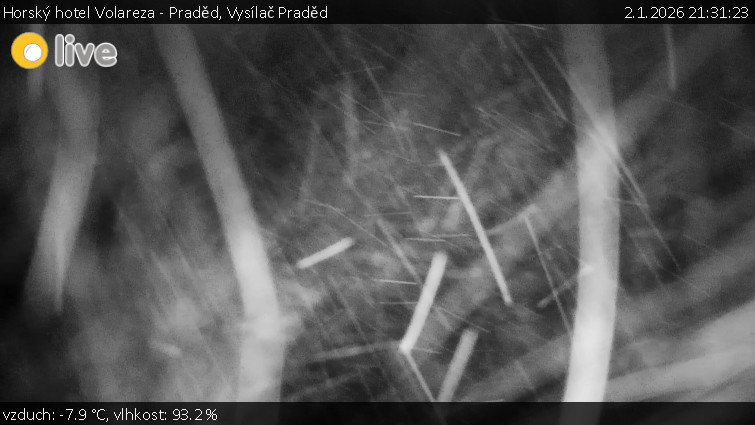 Horský hotel Volareza - Praděd - Vysílač Praděd - 2.1.2026 v 21:31