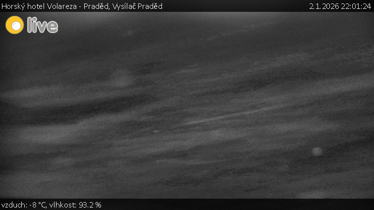 Horský hotel Volareza - Praděd - Vysílač Praděd - 2.1.2026 v 22:01