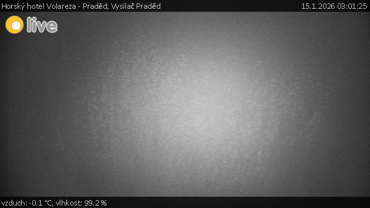 Horský hotel Volareza - Praděd - Vysílač Praděd - 15.1.2026 v 03:01