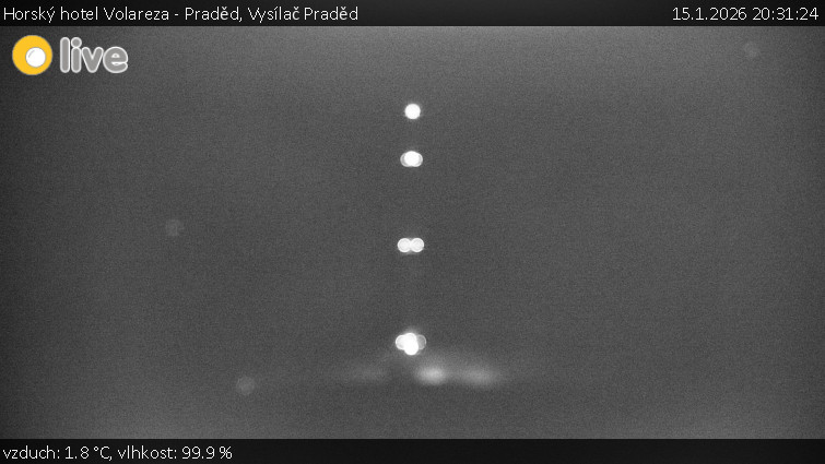 Horský hotel Volareza - Praděd - Vysílač Praděd - 15.1.2026 v 20:31