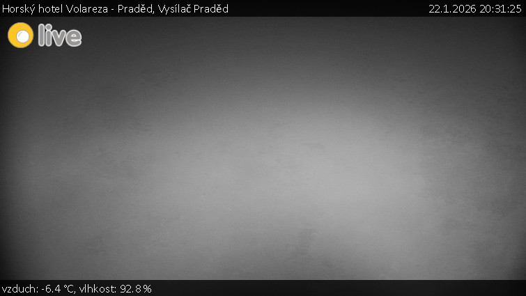 Horský hotel Volareza - Praděd - Vysílač Praděd - 22.1.2026 v 20:31