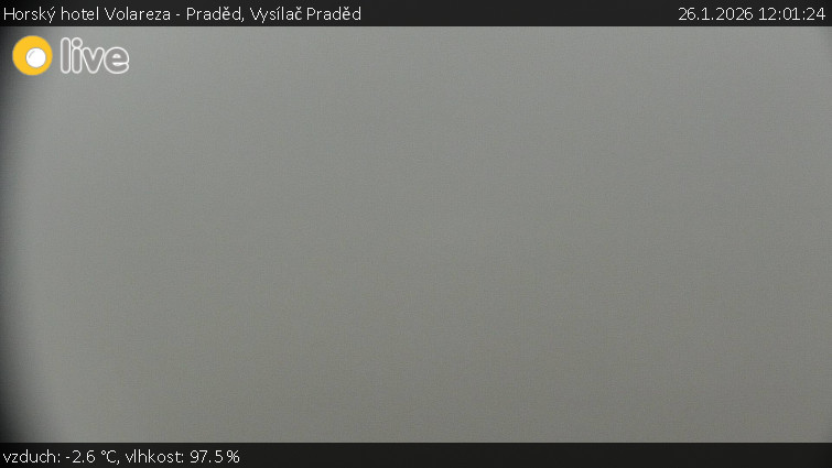 Horský hotel Volareza - Praděd - Vysílač Praděd - 26.1.2026 v 12:01