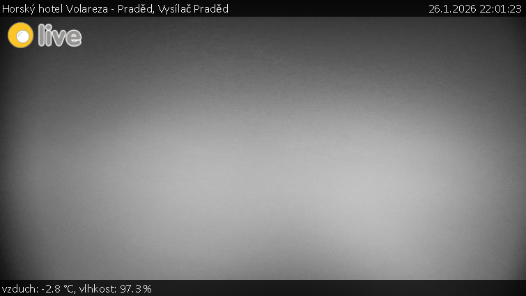 Horský hotel Volareza - Praděd - Vysílač Praděd - 26.1.2026 v 22:01