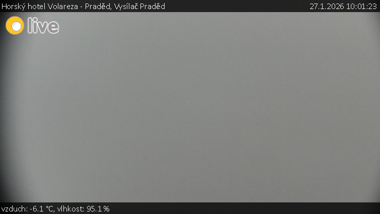 Horský hotel Volareza - Praděd - Vysílač Praděd - 27.1.2026 v 10:01