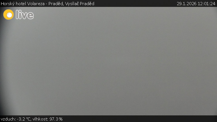 Horský hotel Volareza - Praděd - Vysílač Praděd - 29.1.2026 v 12:01