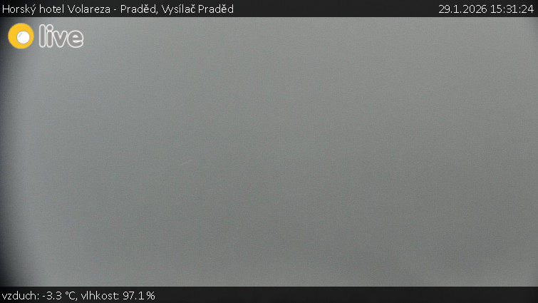 Horský hotel Volareza - Praděd - Vysílač Praděd - 29.1.2026 v 15:31
