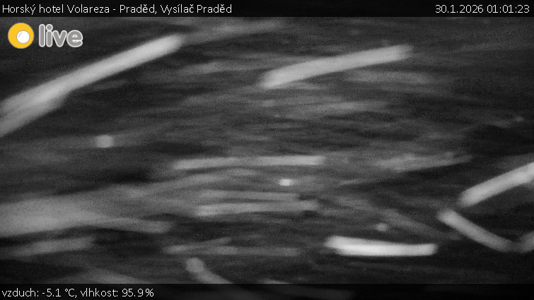 Horský hotel Volareza - Praděd - Vysílač Praděd - 30.1.2026 v 01:01