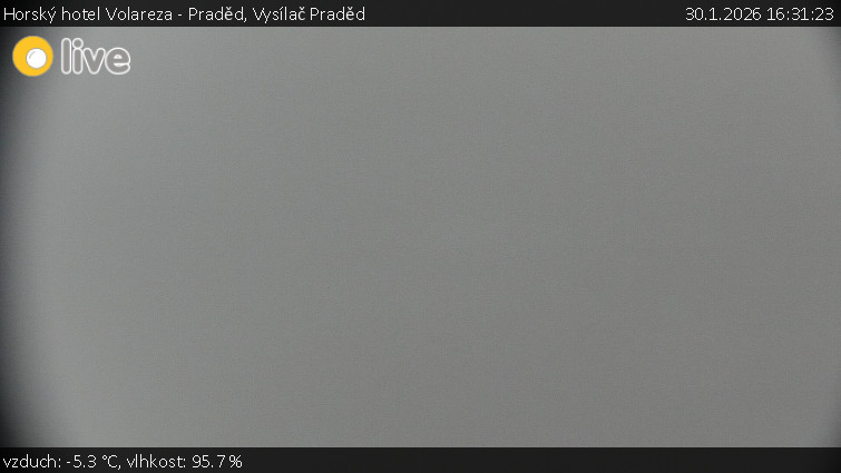 Horský hotel Volareza - Praděd - Vysílač Praděd - 30.1.2026 v 16:31