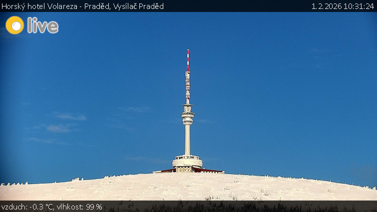 Horský hotel Volareza - Praděd - Vysílač Praděd - 1.2.2026 v 10:31