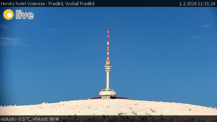 Horský hotel Volareza - Praděd - Vysílač Praděd - 1.2.2026 v 11:31