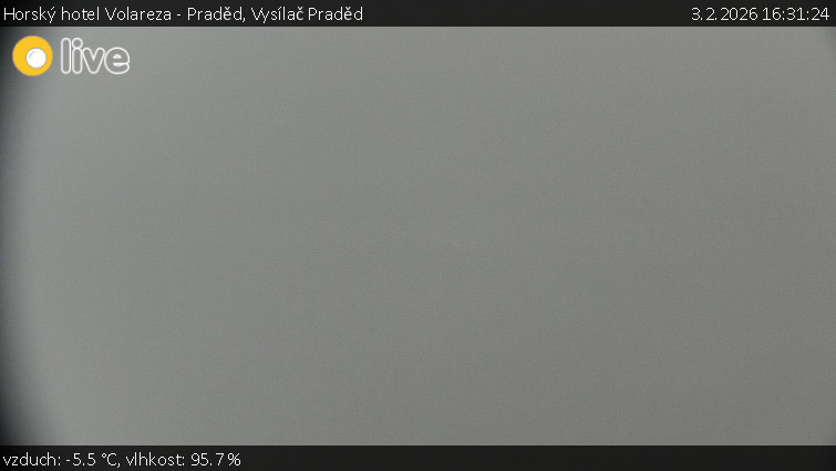 Horský hotel Volareza - Praděd - Vysílač Praděd - 3.2.2026 v 16:31