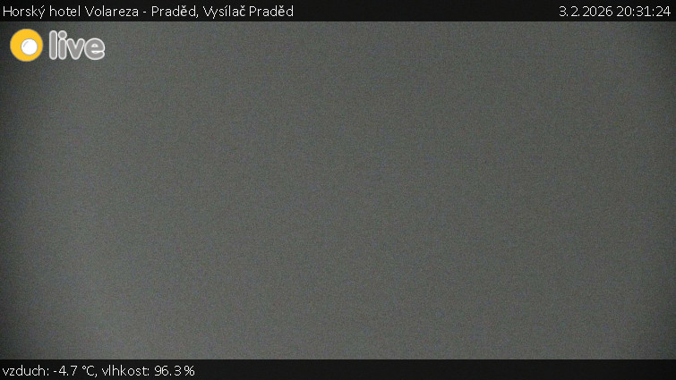 Horský hotel Volareza - Praděd - Vysílač Praděd - 3.2.2026 v 20:31
