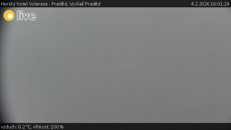 Horský hotel Volareza - Praděd - Vysílač Praděd - 4.2.2026 v 16:01