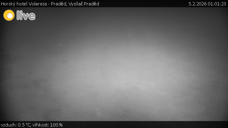 Horský hotel Volareza - Praděd - Vysílač Praděd - 5.2.2026 v 01:01