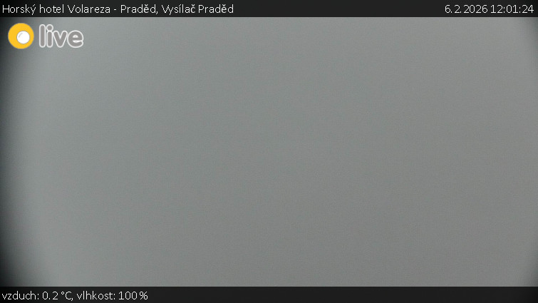 Horský hotel Volareza - Praděd - Vysílač Praděd - 6.2.2026 v 12:01