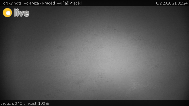 Horský hotel Volareza - Praděd - Vysílač Praděd - 6.2.2026 v 21:31