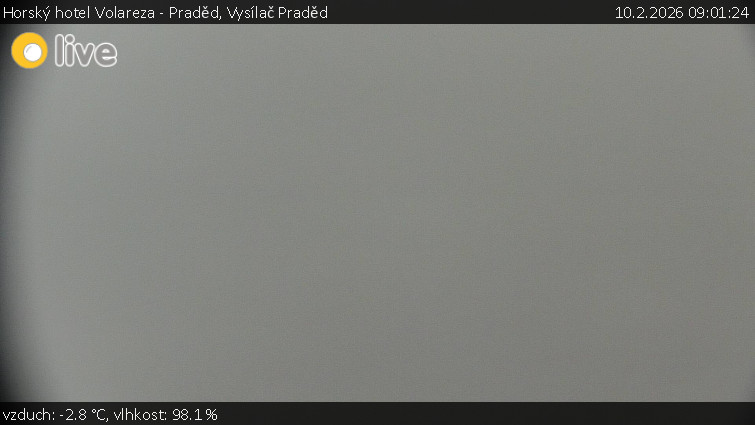Horský hotel Volareza - Praděd - Vysílač Praděd - 10.2.2026 v 09:01