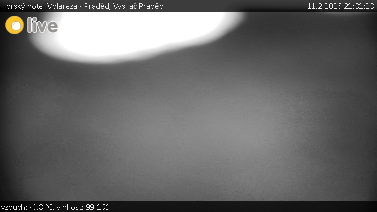 Horský hotel Volareza - Praděd - Vysílač Praděd - 11.2.2026 v 21:31