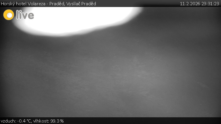 Horský hotel Volareza - Praděd - Vysílač Praděd - 11.2.2026 v 23:31