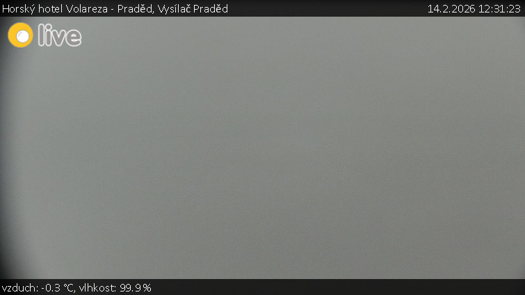 Horský hotel Volareza - Praděd - Vysílač Praděd - 14.2.2026 v 12:31