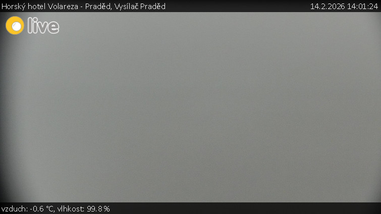 Horský hotel Volareza - Praděd - Vysílač Praděd - 14.2.2026 v 14:01
