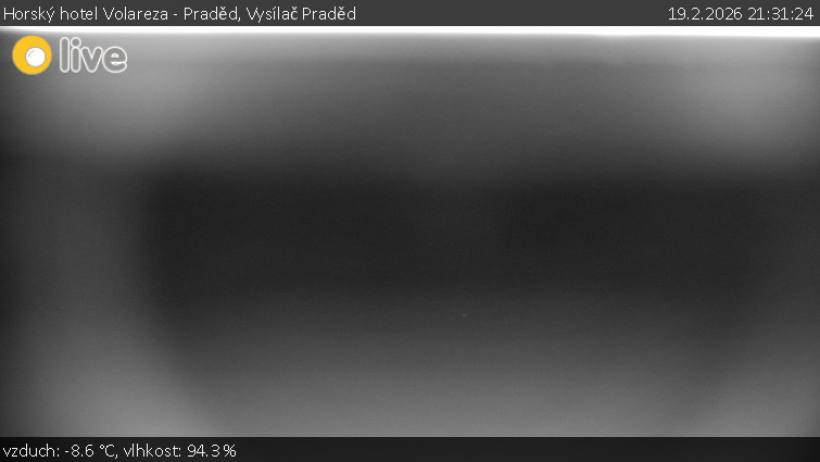 Horský hotel Volareza - Praděd - Vysílač Praděd - 19.2.2026 v 21:31