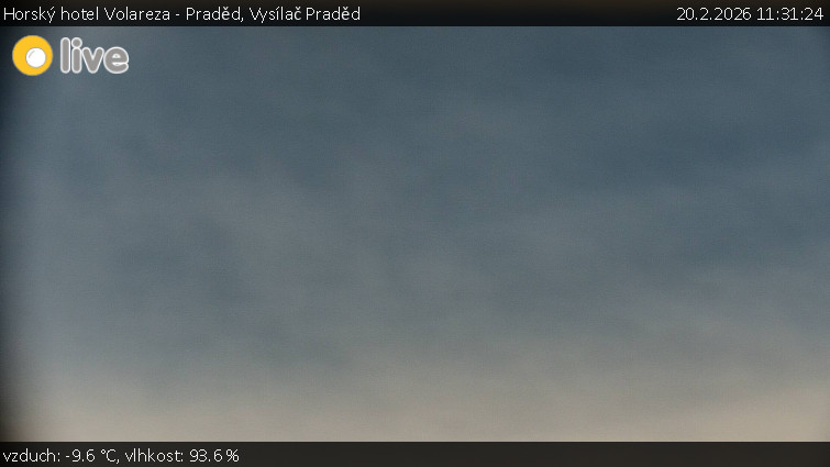 Horský hotel Volareza - Praděd - Vysílač Praděd - 20.2.2026 v 11:31