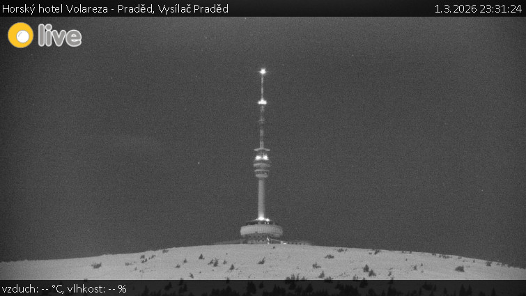 Horský hotel Volareza - Praděd - Vysílač Praděd - 1.3.2026 v 23:31