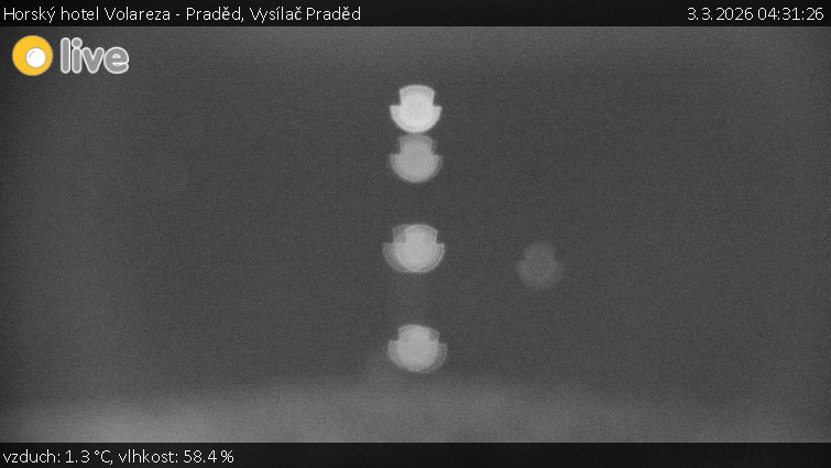 Horský hotel Volareza - Praděd - Vysílač Praděd - 3.3.2026 v 04:31