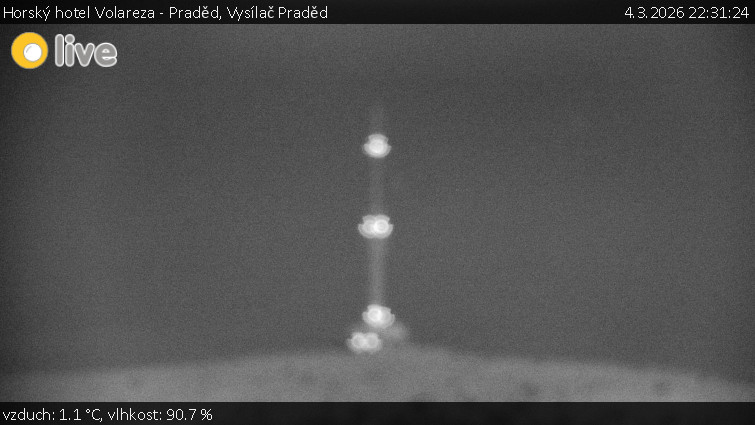 Horský hotel Volareza - Praděd - Vysílač Praděd - 4.3.2026 v 22:31