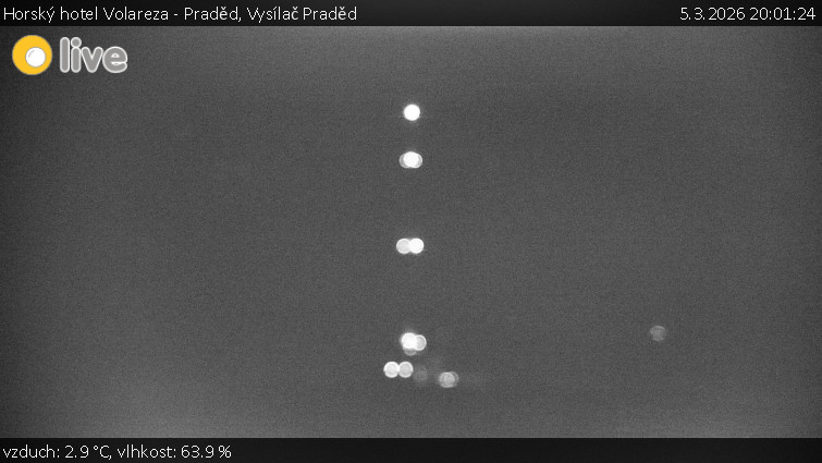 Horský hotel Volareza - Praděd - Vysílač Praděd - 5.3.2026 v 20:01