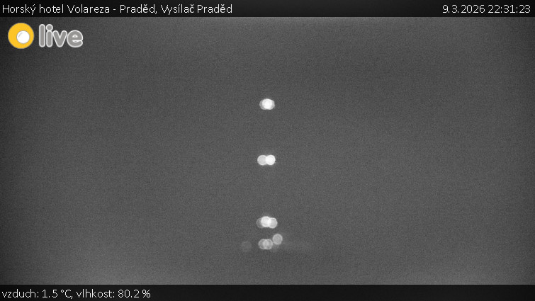 Horský hotel Volareza - Praděd - Vysílač Praděd - 9.3.2026 v 22:31