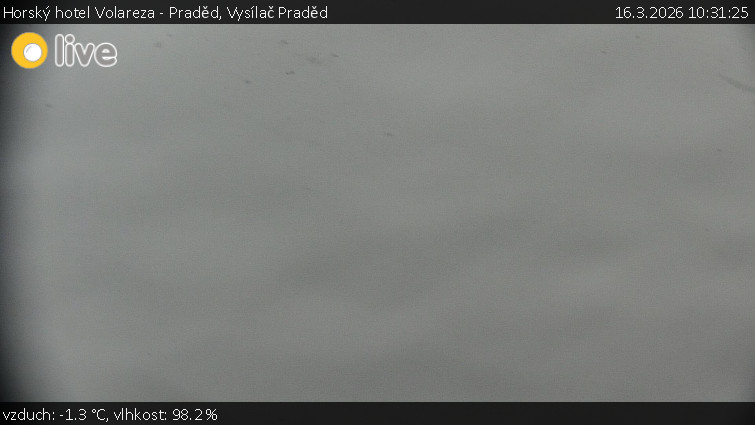 Horský hotel Volareza - Praděd - Vysílač Praděd - 16.3.2026 v 10:31