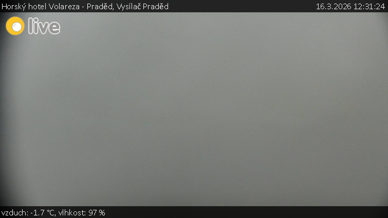 Horský hotel Volareza - Praděd - Vysílač Praděd - 16.3.2026 v 12:31