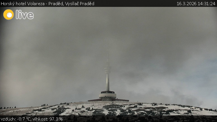Horský hotel Volareza - Praděd - Vysílač Praděd - 16.3.2026 v 14:31