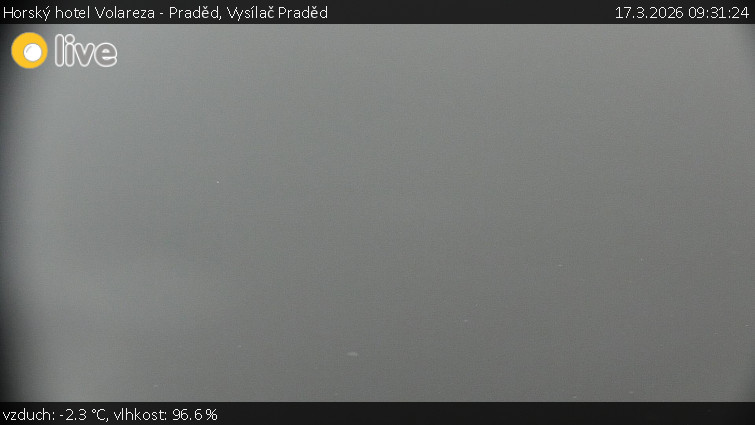 Horský hotel Volareza - Praděd - Vysílač Praděd - 17.3.2026 v 09:31