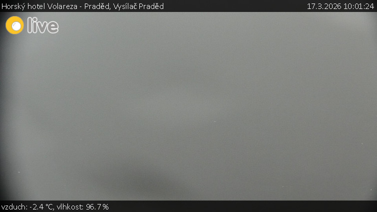 Horský hotel Volareza - Praděd - Vysílač Praděd - 17.3.2026 v 10:01