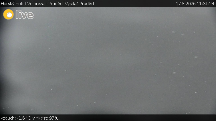 Horský hotel Volareza - Praděd - Vysílač Praděd - 17.3.2026 v 11:31