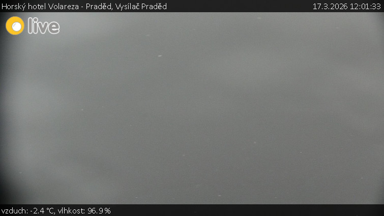 Horský hotel Volareza - Praděd - Vysílač Praděd - 17.3.2026 v 12:01